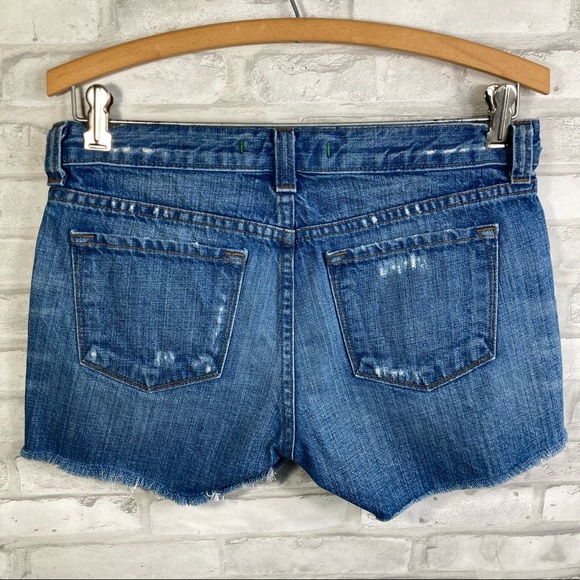 J Brand Women's Libra Blue Denim Cutoff Shorts Size 26 - Picture 4 of 17
